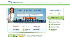 Desktop Screenshot of carinsurancequotes.com